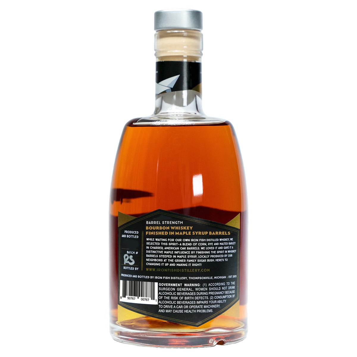 slide 2 of 2, Iron Fish Maple Bourbon Cask Whiskey, 750 ml