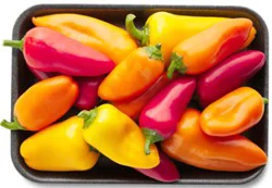 Organic Peppers Mini Sweet - 0.50 Lb