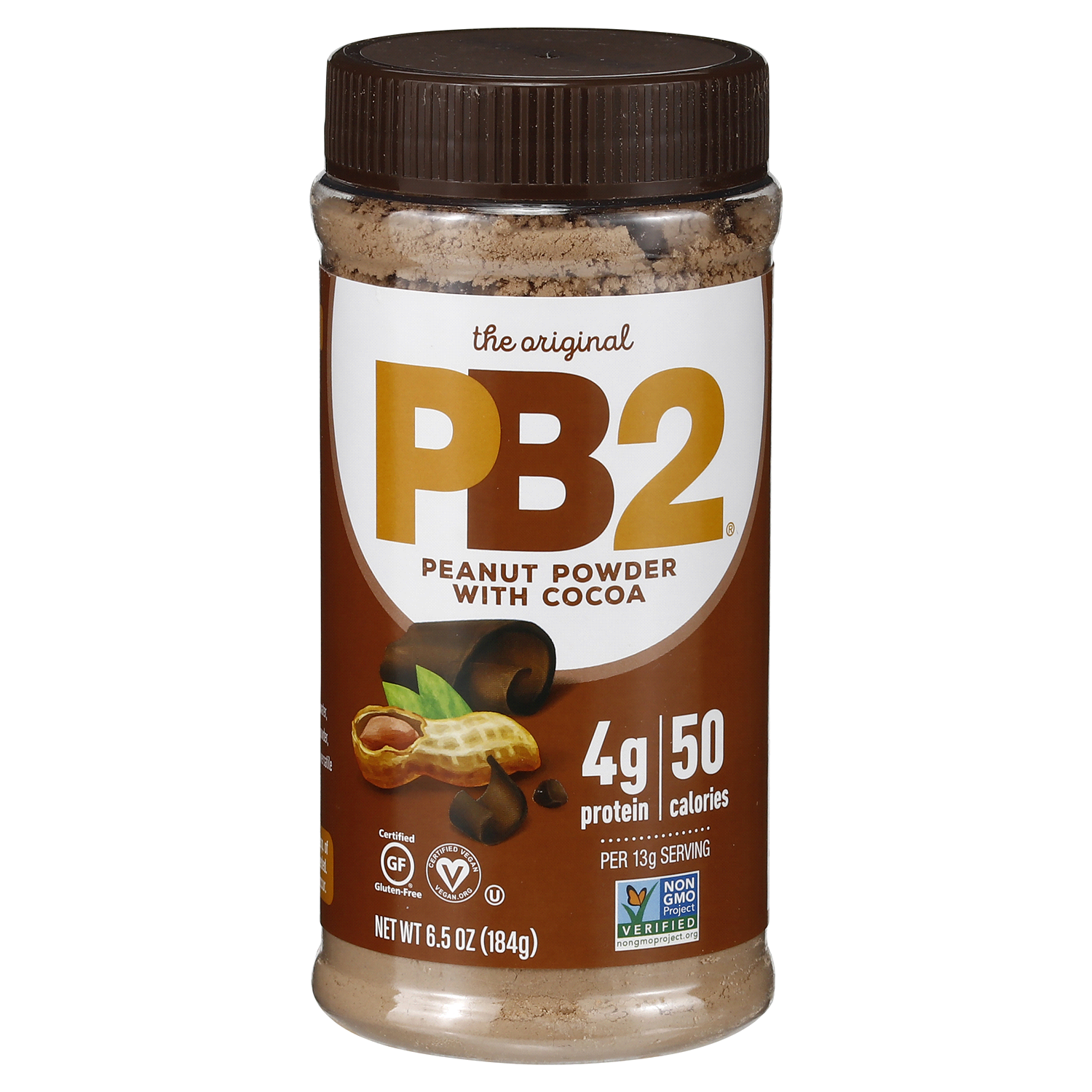 slide 1 of 2, PB2 Cocoa Peanut Powder 6.5 oz, 6.5 oz
