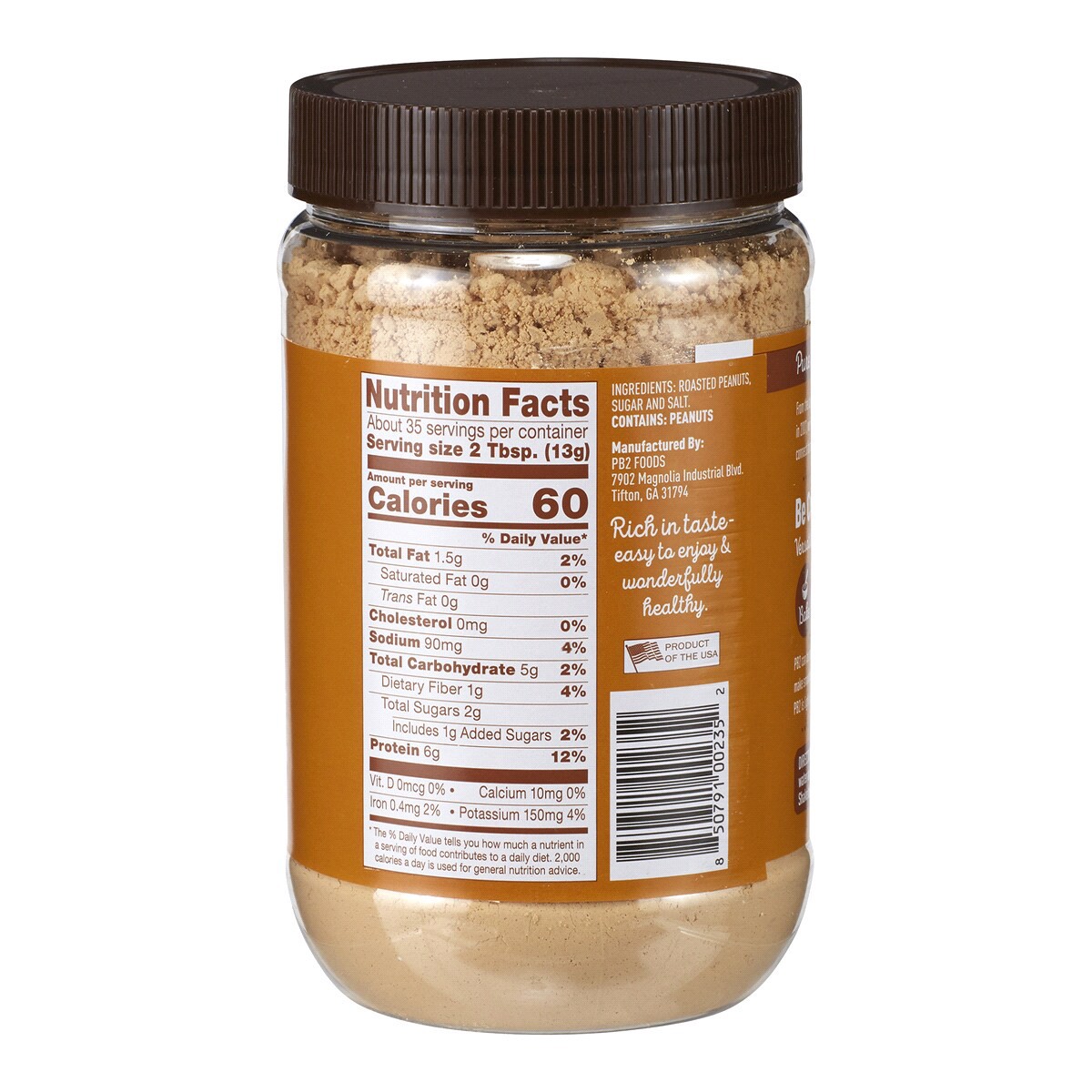 slide 2 of 2, PB2 Powdered Peanut Butter 16 oz, 16 oz