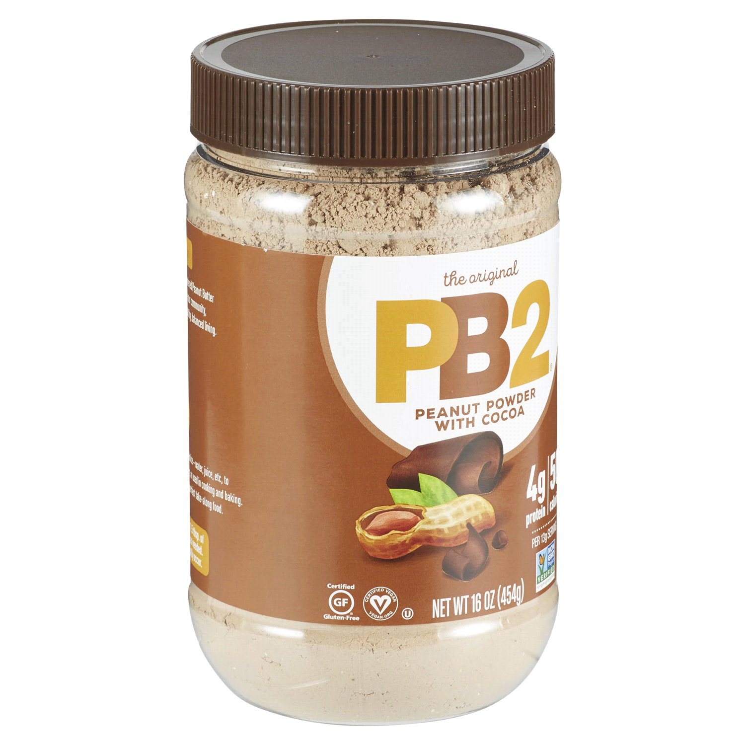 slide 4 of 5, PB2 Cocoa Peanut Powder 16 oz, 16 oz