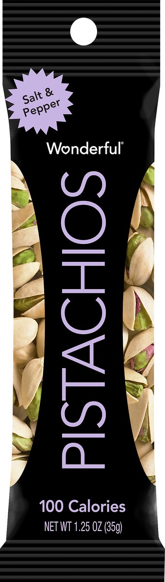 slide 3 of 3, Wonderful Salt & Pepper Pistachios 1.25 oz, 1.25 oz