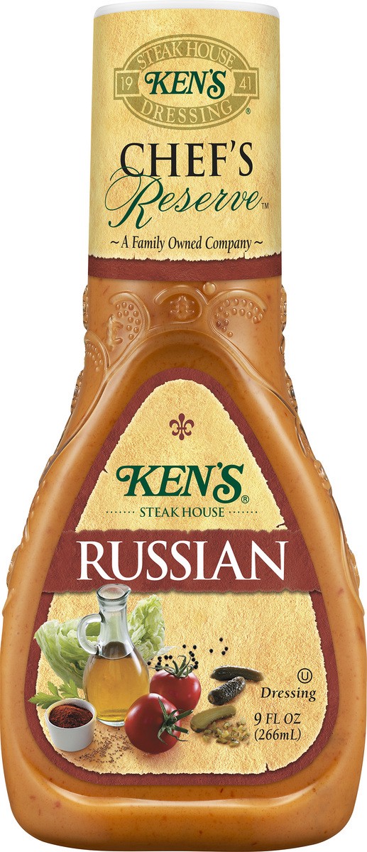 slide 1 of 10, Ken's Steak House Chef's Reserve Russian Dressing 9 oz, 9 oz