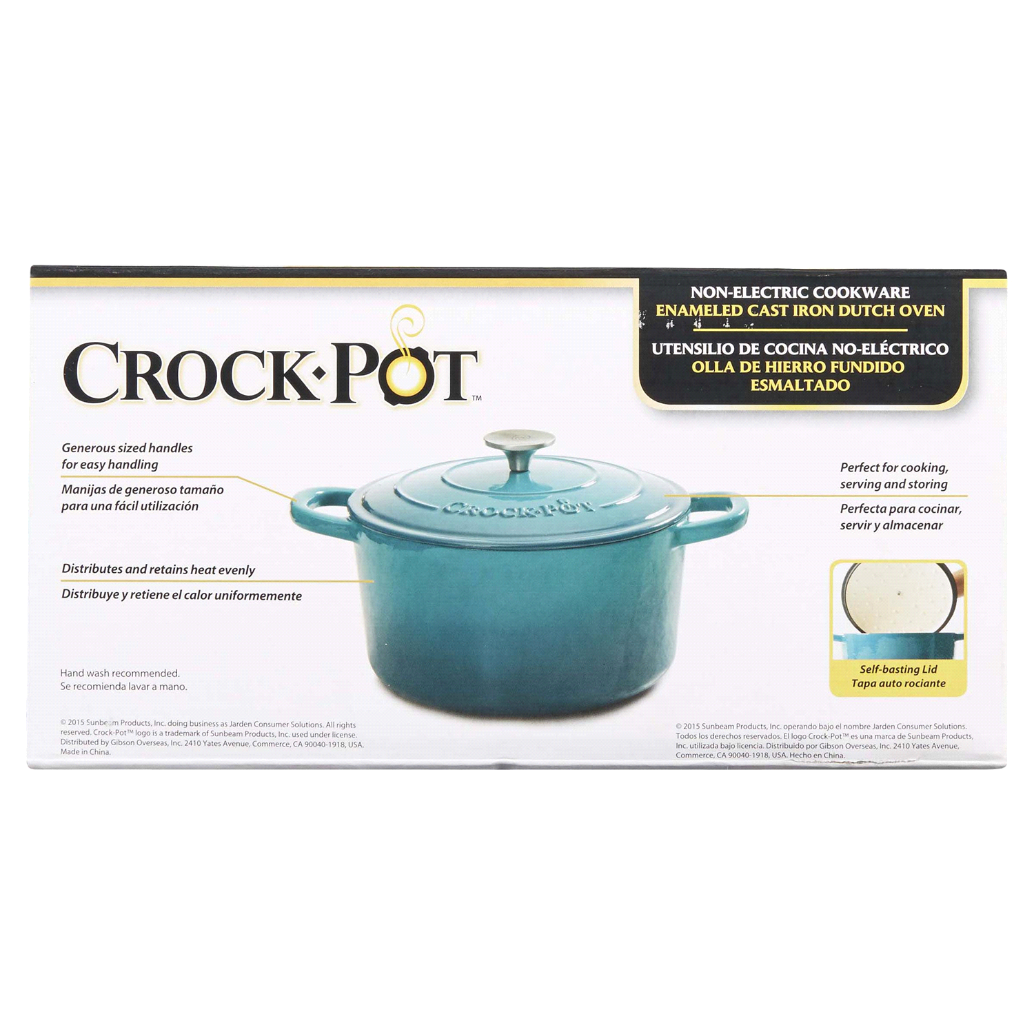 slide 3 of 5, Artisan Eci Dutch Oven W/Lid Teal Rd-Ci, 5 qt