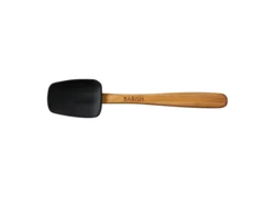 BWB 12.8" Silicon Spatula with Teak Handle