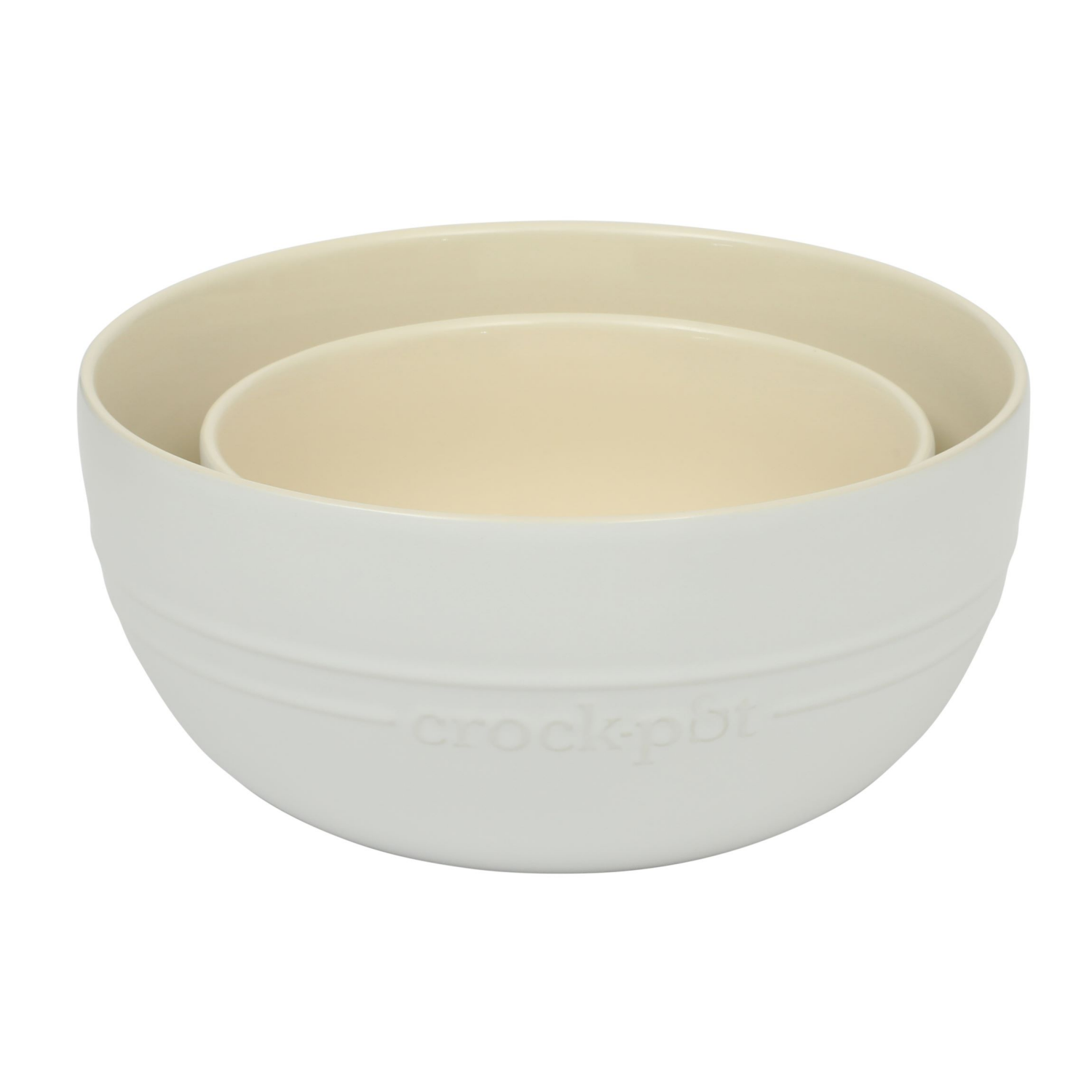slide 1 of 2, CROCK POT Crock-pot 2 pc. Bowl Set - Linen, 2 ct