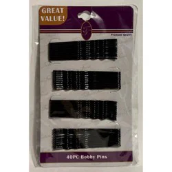 Tf Black Bobby Pins - 50 Count
