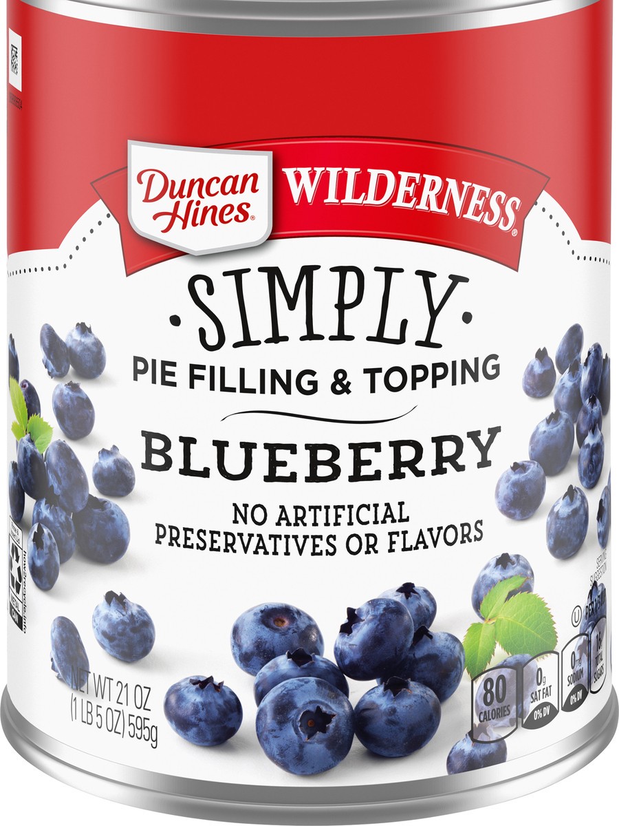 slide 2 of 2, Duncan Hines Wilderness Simply Blueberry Pie Filling & Topping 21 oz, 21 oz