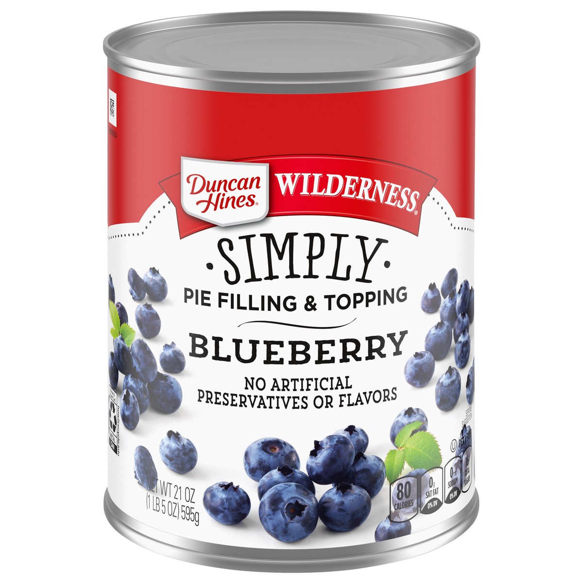 slide 1 of 2, Duncan Hines Wilderness Simply Blueberry Pie Filling & Topping 21 oz, 21 oz