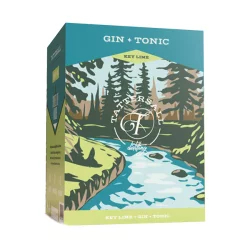 Tattersall Key Lime Flavored Gin & Tonic Cocktails