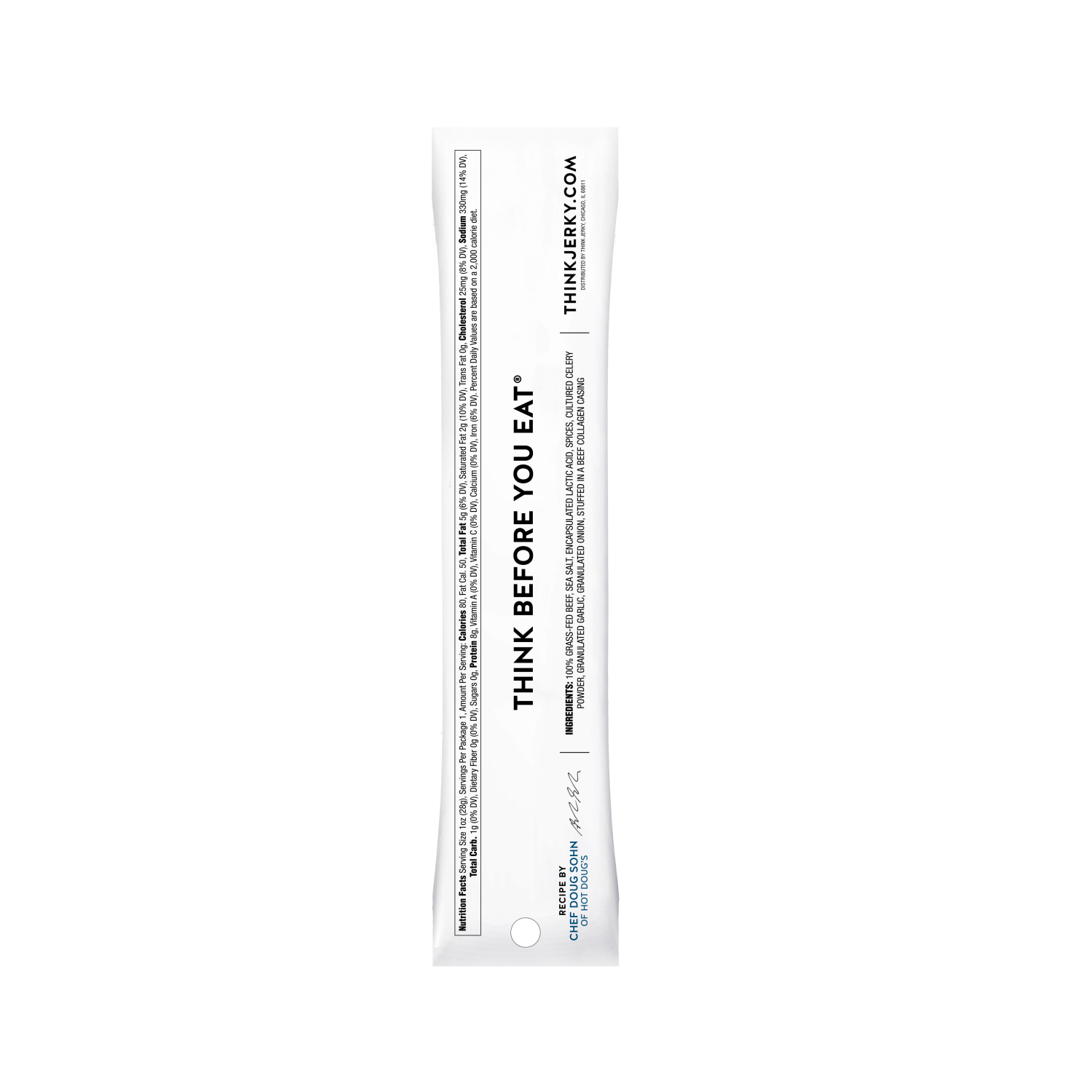 slide 2 of 2, Think Jerky Original Beef Stick 1 oz, 1 oz