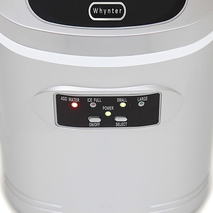 slide 2 of 4, Whynter IMC-270MS Compact Portable Ice Maker with Capacity - Silver, 27 lb