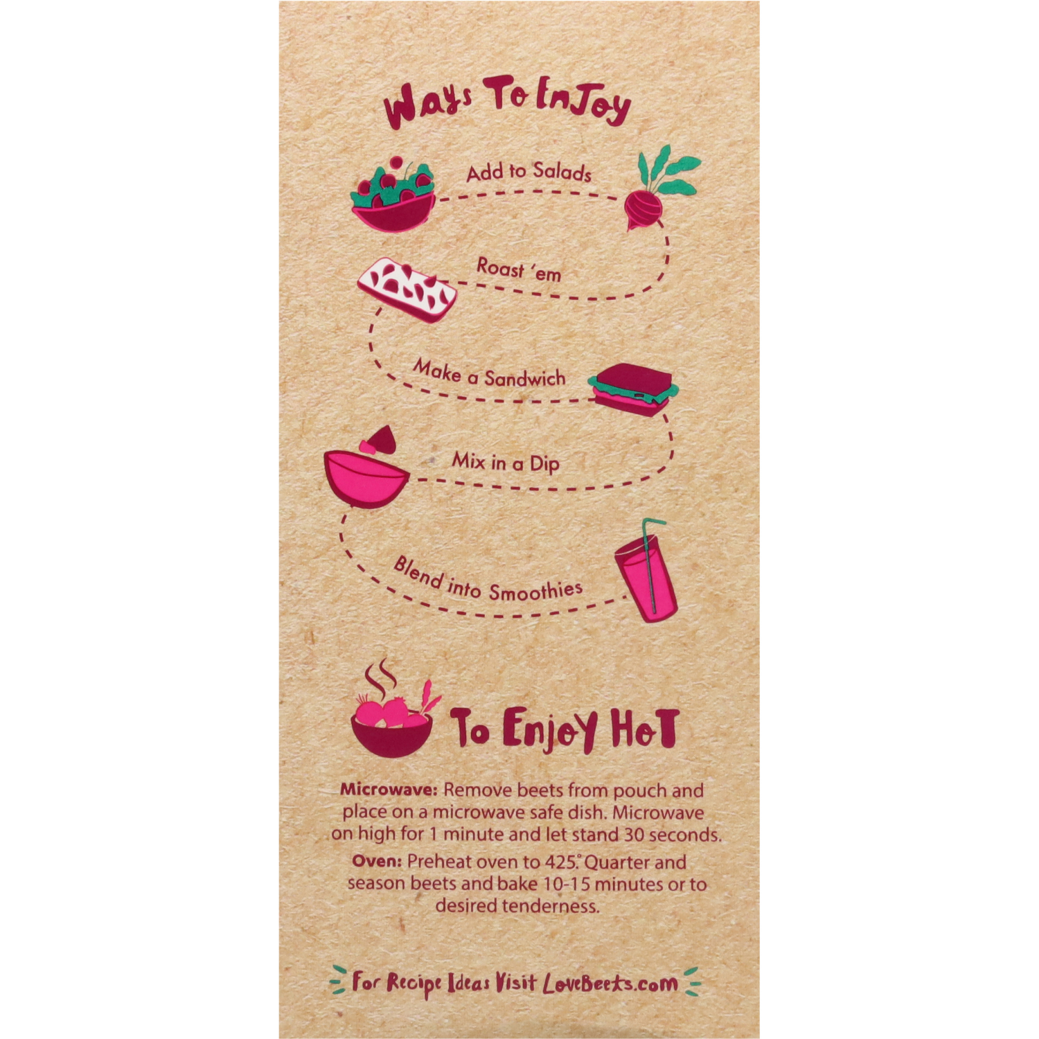 slide 3 of 3, Love Beets Organic Cooked Beets 8.8 oz. Box, 8.8 oz