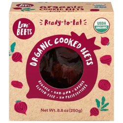 Love Beets Organic Cooked Red Beets, 8.8 Oz
