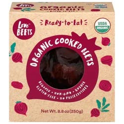 Love Beets Organic Cooked Red Beets, 8.8 Oz