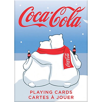slide 1 of 1, Hoyle Bicycle Coca-Cola Holiday Playing Cards, 1 ct
