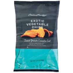 Central Market Exotic Sweet Potato Crinkle Cut Vegetable Chips