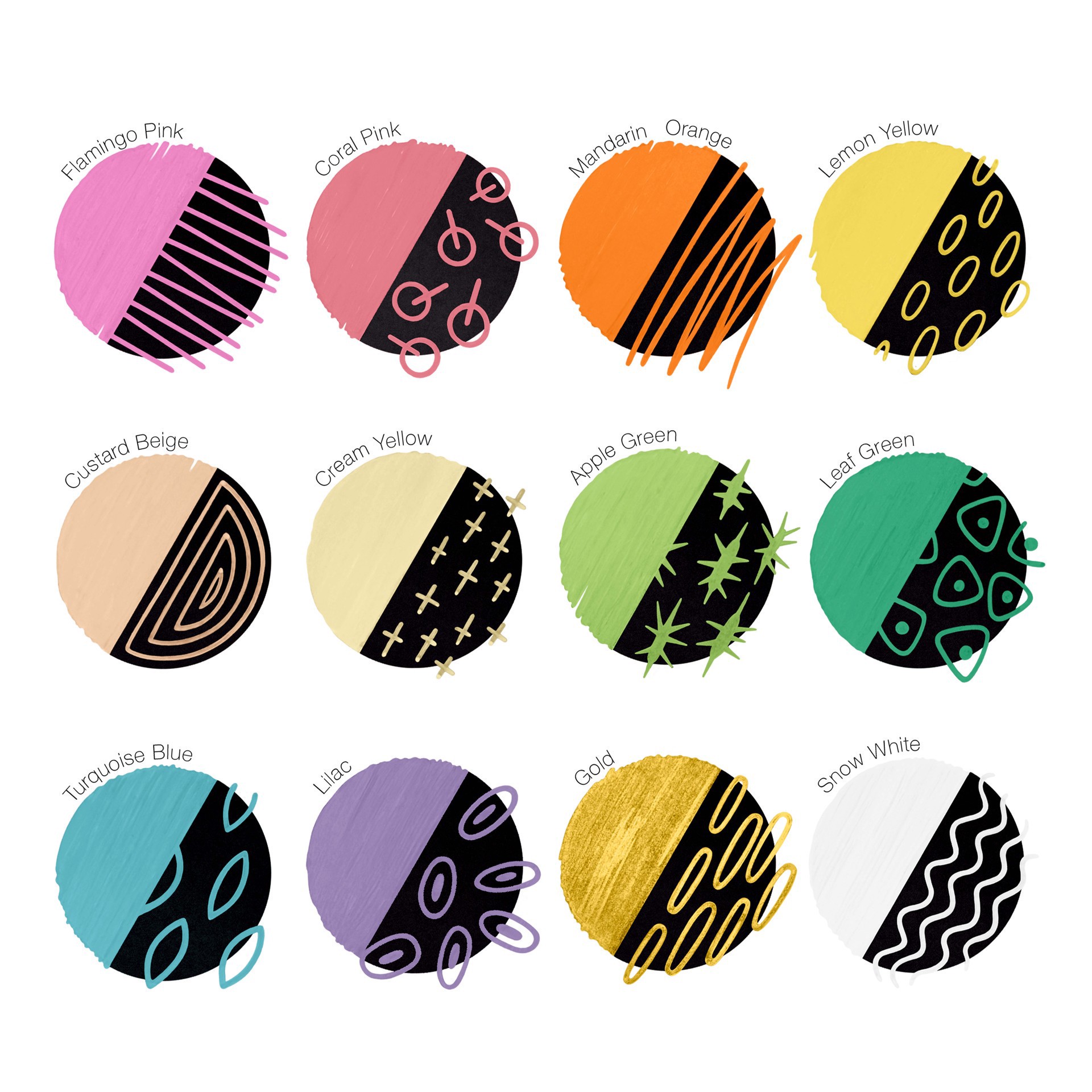 slide 3 of 4, Copic Acrea Luminous Marker Set, 0.8 mm