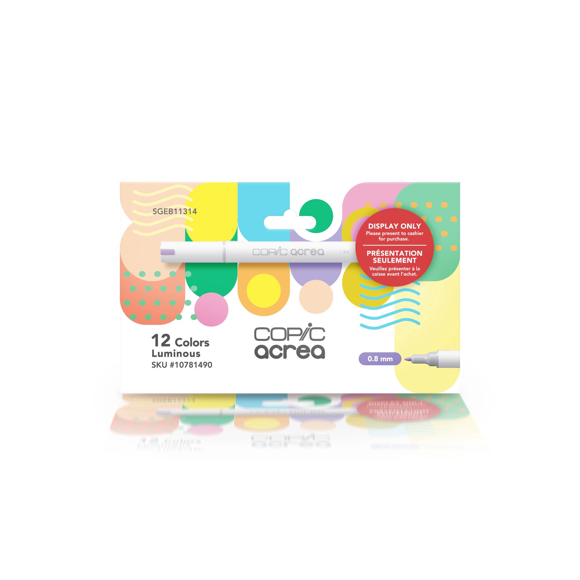 slide 4 of 4, Copic Acrea Luminous Marker Set, 0.8 mm