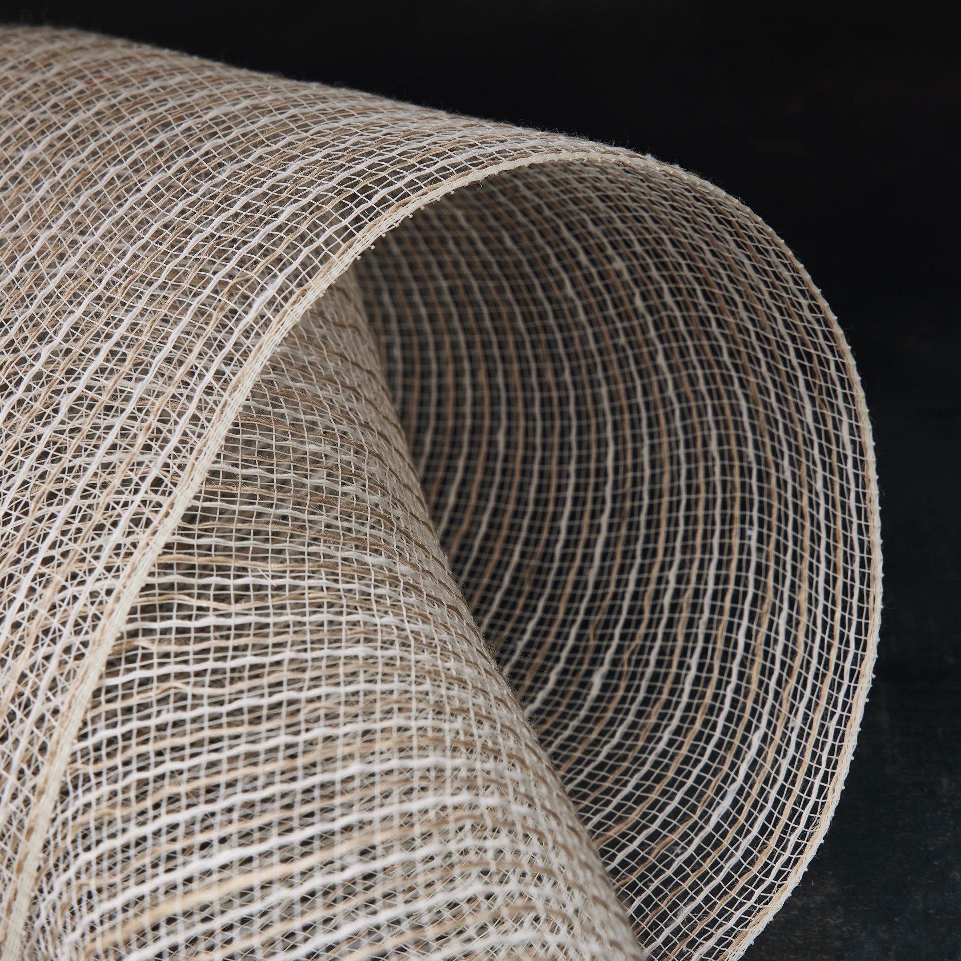 slide 3 of 4, 12" X 19ft. Jute & Cotton Mesh By Celebrate It, 12 in x 19 ft