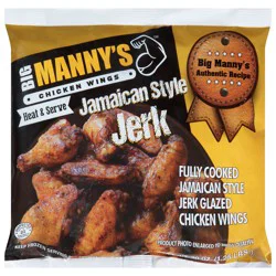 Big Manny's Jamaican Style Jerk Chicken Wings 20 oz