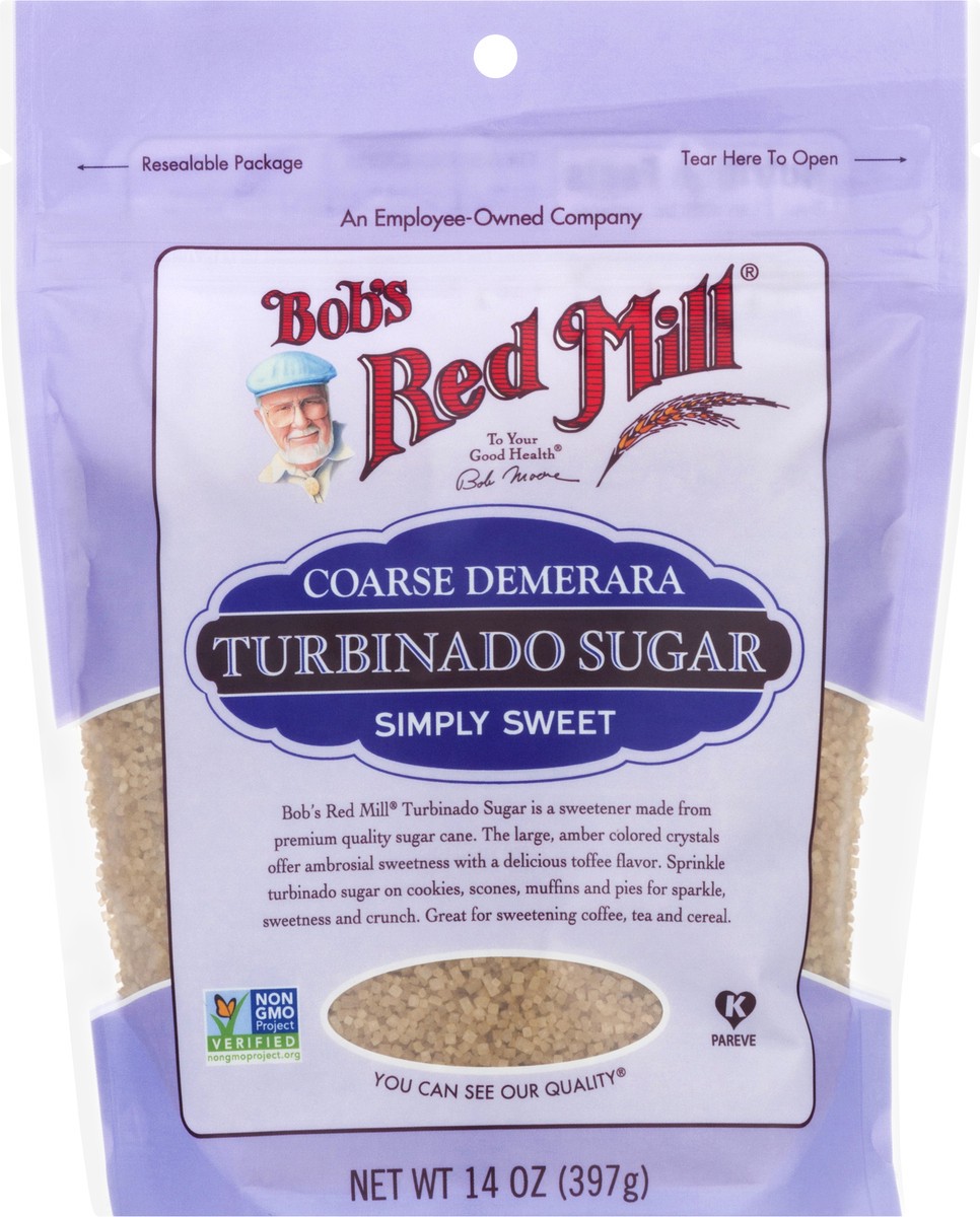 slide 13 of 13, Bob's Red Mill Coarse Demarara Turbinado Sugar 14 oz, 14 oz