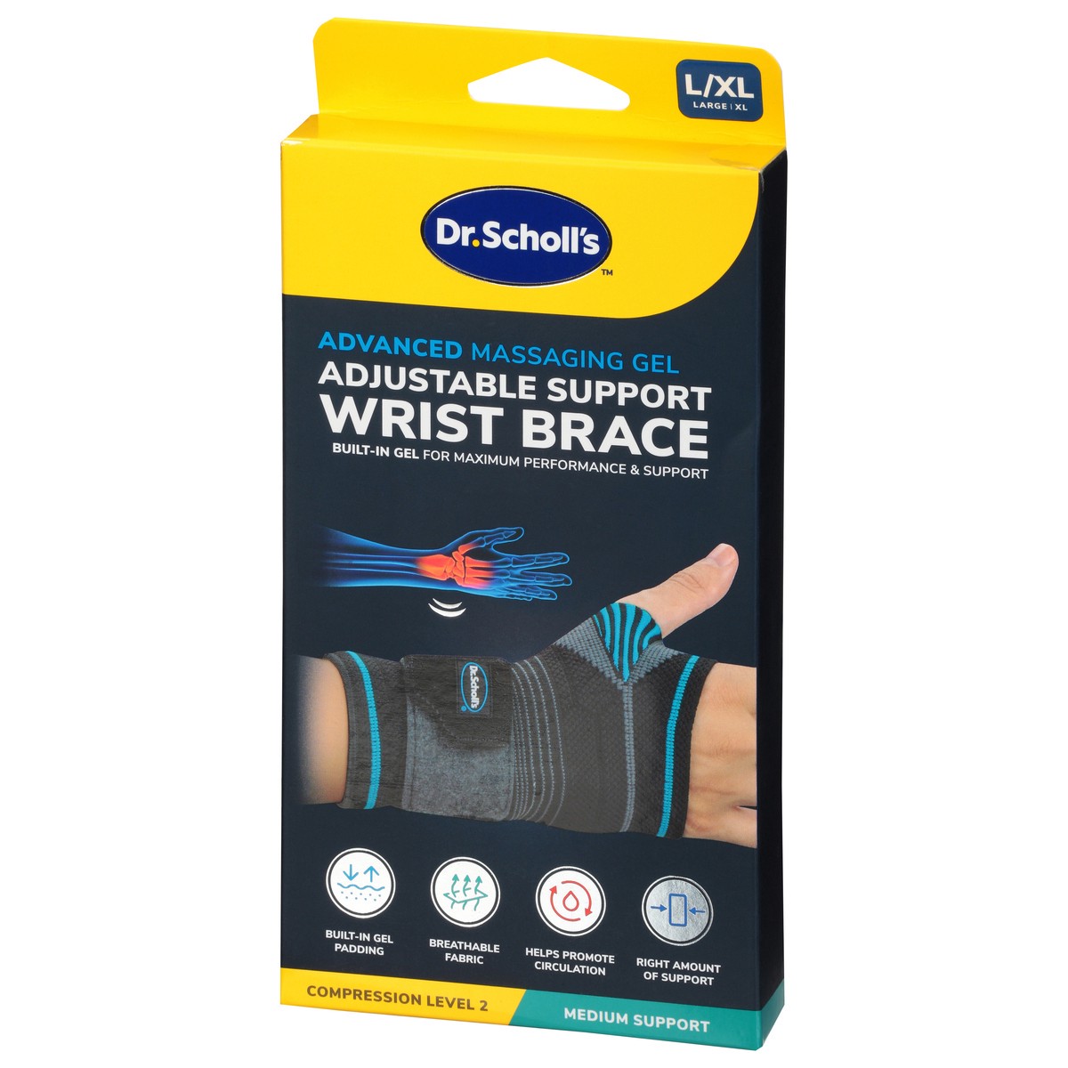 slide 9 of 11, Dr. Scholl's L/XL Wrist Brace 1 ea, 1 ct