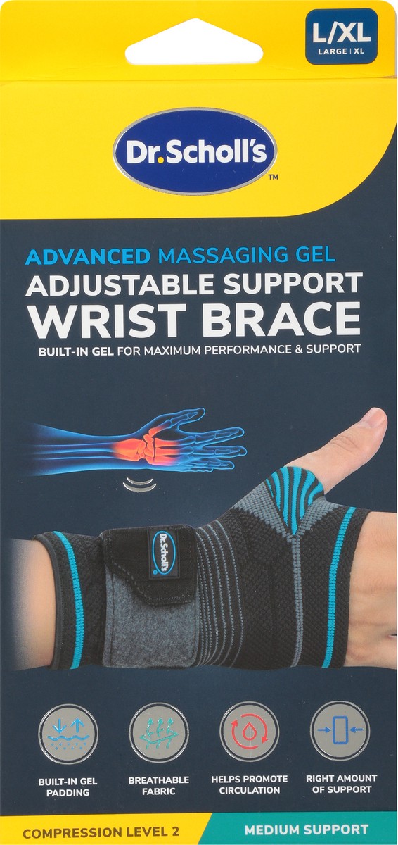 slide 8 of 11, Dr. Scholl's L/XL Wrist Brace 1 ea, 1 ct