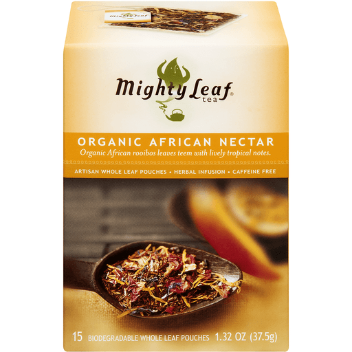 slide 2 of 8, Mighty Leaf Organic African Nectar Herbal Tea, 15 ct