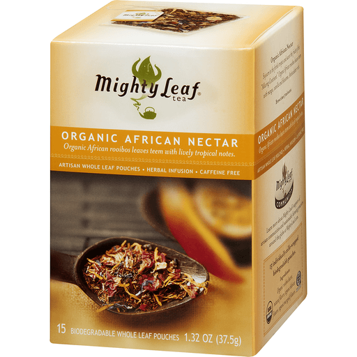 slide 4 of 8, Mighty Leaf Organic African Nectar Herbal Tea, 15 ct