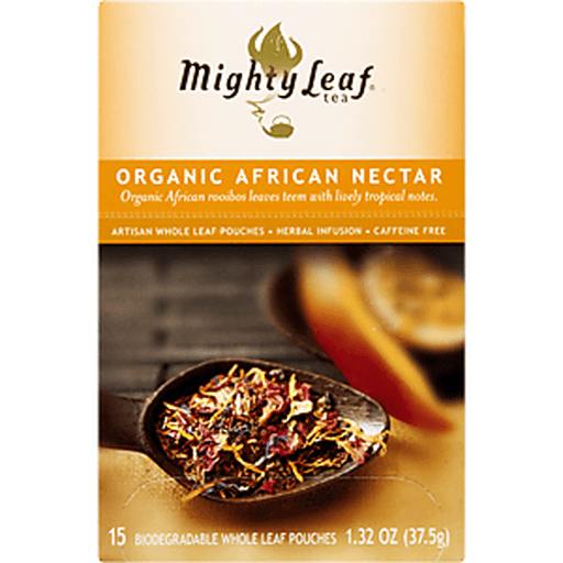 slide 5 of 8, Mighty Leaf Organic African Nectar Herbal Tea, 15 ct