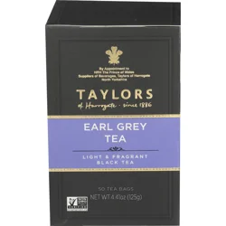 Taylors of Harrogate Earl Gray Tea 50 Tea Bags