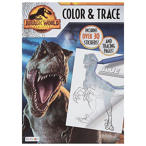 slide 1 of 1, Bendon Jurassic World Dom Color And Trace - Each, 1 ct
