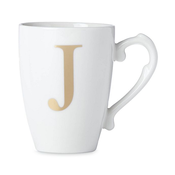 slide 1 of 1, Lenox Initially Mine Monogrammed Letter J'' Mug - Gold'', 1 ct