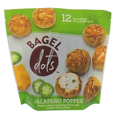 slide 1 of 1, Bagel Dots - Jalapeno Popper, 9.3 oz