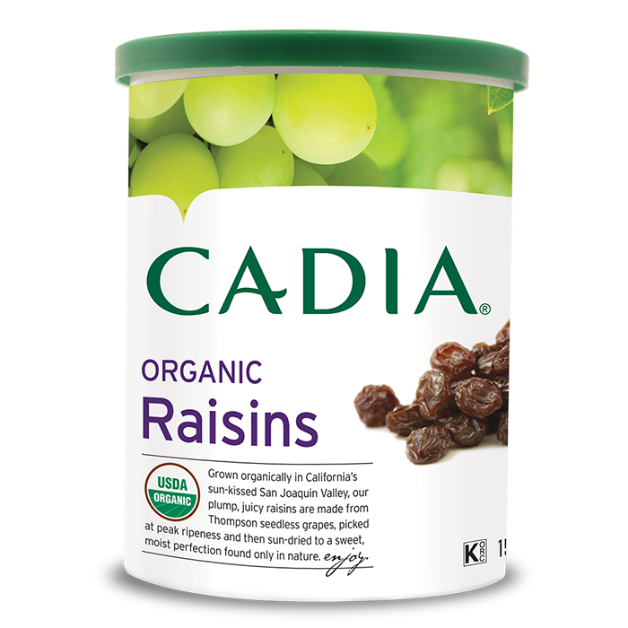 slide 1 of 1, Cadia Organic Raisins, 15 oz