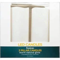Fusion LED Pillar Candles
