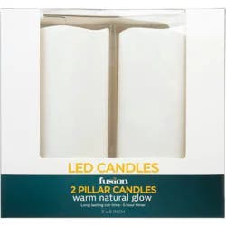 Fusion LED Pillar Candles