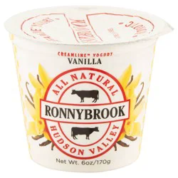 Ronnybrook Farms Farms Creamline Vanilla Yogurt 6 oz