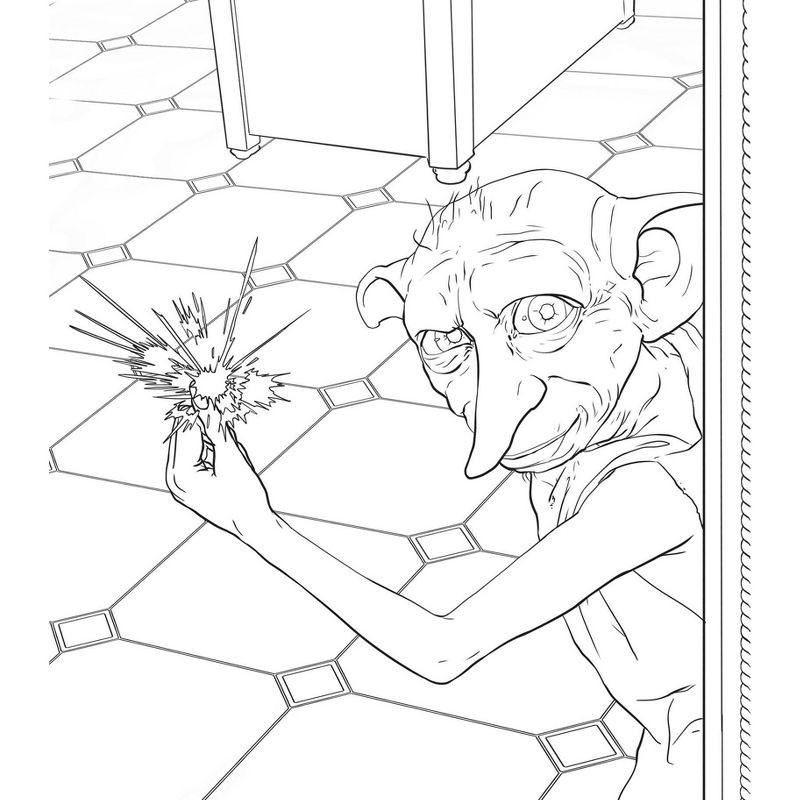 slide 6 of 7, Harry Potter Glow in the Dark Coloring Book - by Editors of Thunder Bay Press (Paperback), 1 ct