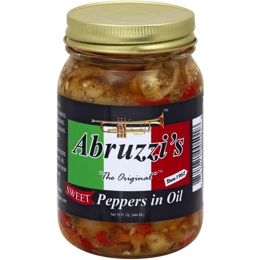 slide 1 of 1, Abruzzi's Peppers In Oil, Sweet, The Original, 15 oz