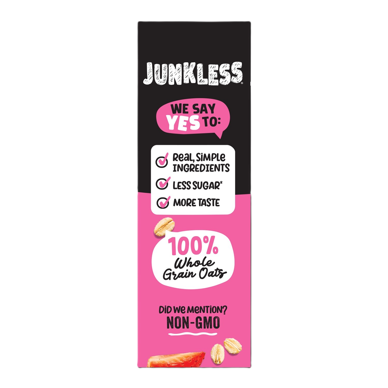 slide 2 of 4, Junkless Strawberry Chewy Granola Bars, 6 ct