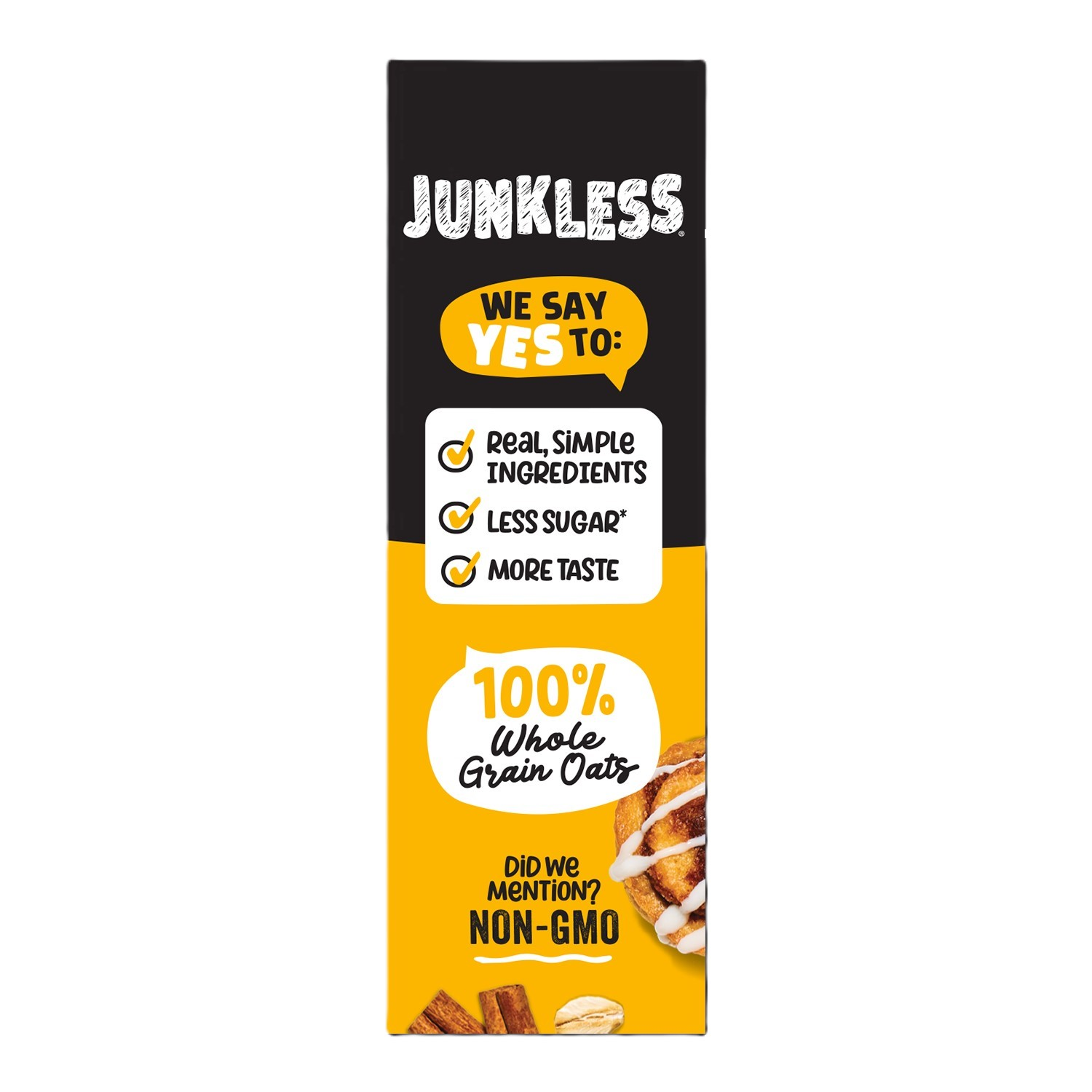 slide 2 of 4, Junkless Cinnamon Roll Chewy Granola Bars, 6 ct