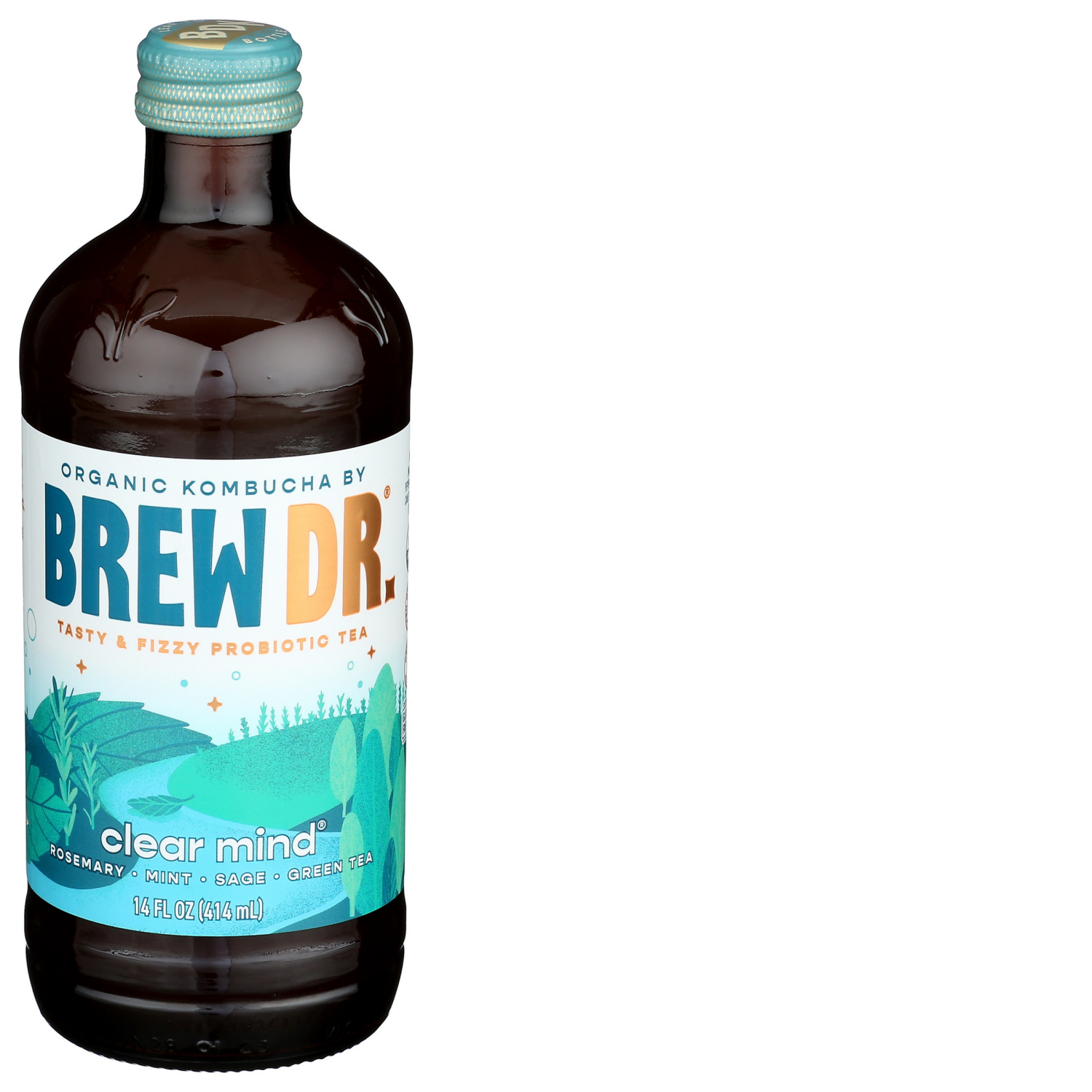 slide 1 of 2, Brew Dr. Brew Dr Kombucha Clear Mind - 14 fl oz, 14 fl oz