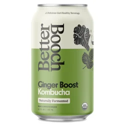 Better Booch Kombucha Sparking Probiotic Drink Ginger Boost