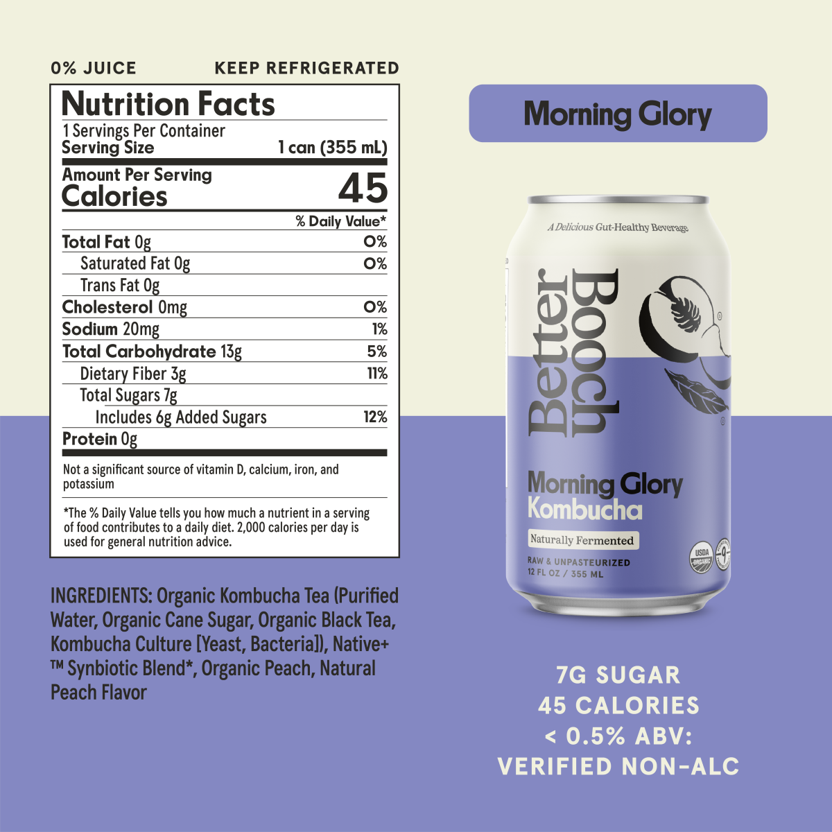 slide 6 of 6, Better Booch Morning Glory 12 Ounces, 12 oz