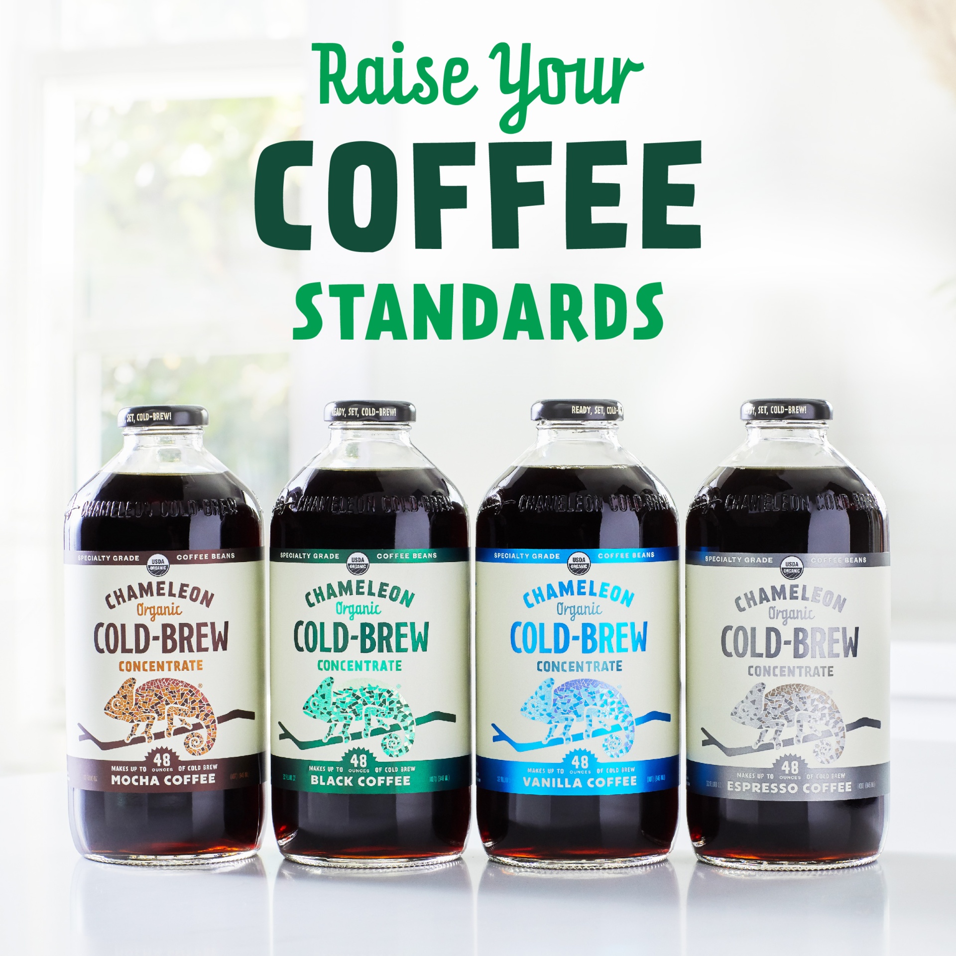 slide 5 of 6, CHAMELEON COLD-BREW Organic Espresso Coffee Concentrate 32 fl. oz. Bottle, 32 fl oz
