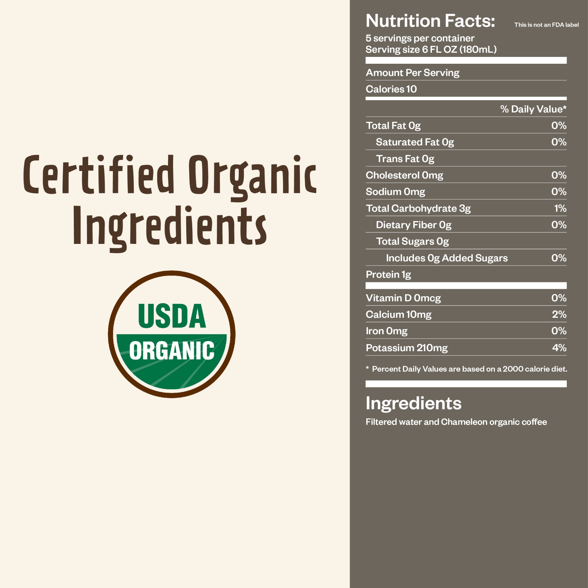 slide 2 of 6, CHAMELEON COLD-BREW Organic Espresso Coffee Concentrate 32 fl. oz. Bottle, 32 fl oz