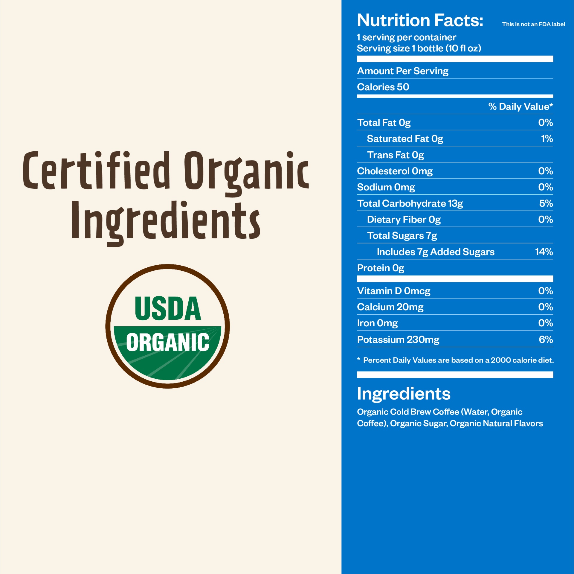 slide 6 of 6, CHAMELEON COLD-BREW Organic Lightly Sweetened Vanilla Coffee 10 fl. oz. Bottle, 10 fl oz