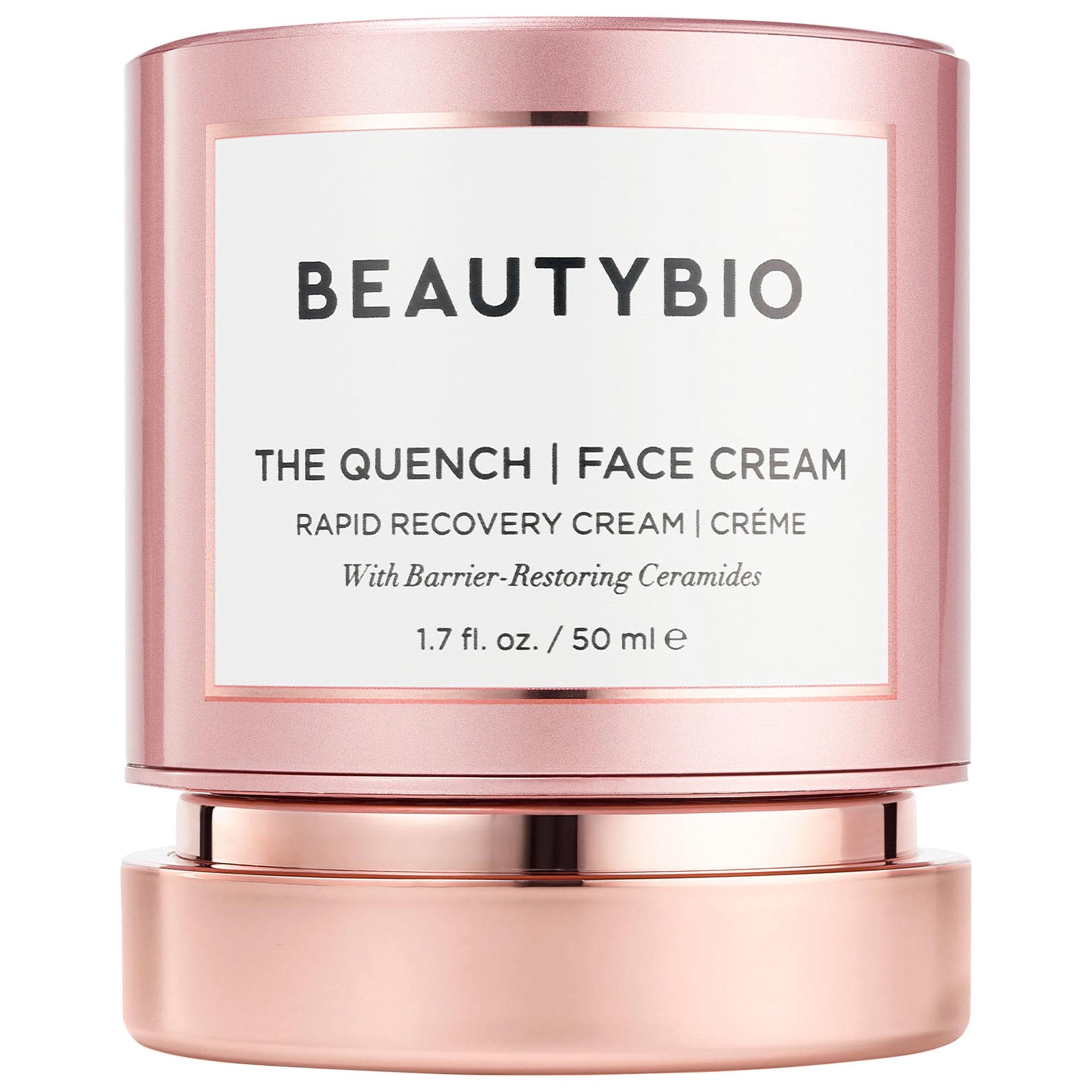 slide 1 of 1, BeautyBio The Quench Rapid Recovery Facial Moisturizer with Barrier-Restoring Ceramides 1.7 oz/ 50 mL, 1.7 oz/ 50 ml